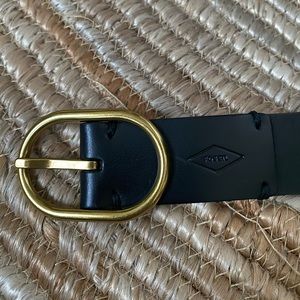 Leather belt